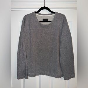Women’s RTA Cotton Sweater Size Small Gray